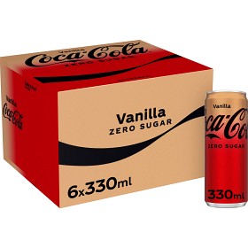 Bild på Coca-Cola Zero Sugar Vanilla 6x33cl