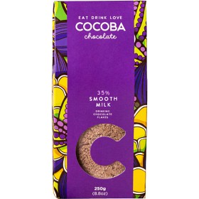 Bild på Cocoba Drickchoklad Mjölkchokladflakes 250g
