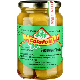 Bild på Colofon Gordaloliver Picante med Kärna 360g