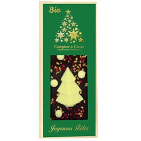 Bild på Comptoir du Cacao Christmas Julgran Mörk 90g
