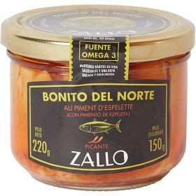 Bild på Conservas Zallo Bonito Tonfisk i Olja med Espelettepeppar 220g