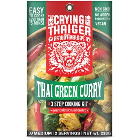Bild på Crying Thaiger Thai Green Curry Matlagningskit 233g