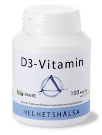 Bild på Helhetshälsa D3-vitamin 25 µg 100 kapslar 