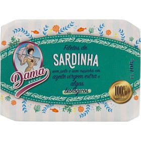 Bild på Dama Sardinfiléer i Olivolja med Tång 106g