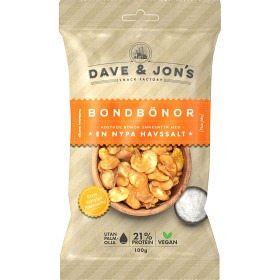 Bild på Dave & Jon's Bondbönor Rostade Havssalt 100g