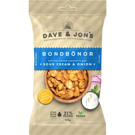 Bild på Dave & Jon's Bondbönor Rostade Sourcream & Onion 100g