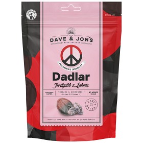 Bild på Dave & Jon's Peacemärke Jordgubb/Lakrits Dadlar 125g