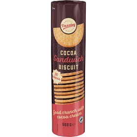 Bild på Dazzley Sandwich Biscuit Chocolate 500g