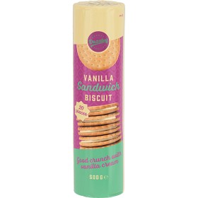 Bild på Dazzley Sandwich Biscuit Vanilla 500g