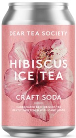 Bild på Dear Tea Society Hibiscus Ice Tea Craft Soda 33cl