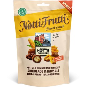 Bild på Den Lille Nøttefabrikken ChocoCrunch Choklad & Havssalt 160g