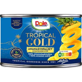 Bild på Dole Tropical Gold Pineapple Slices in Juice 227g