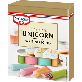 Bild på Dr. Oetker Unicorn Writing Icing 4st