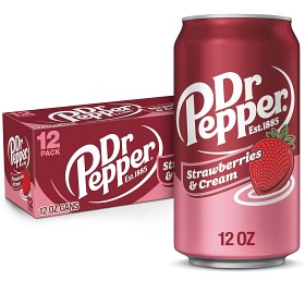 Bild på Dr Pepper Strawberries & Cream 12x355ml