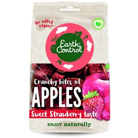 Bild på Earth Control Apple Bites Strawberry Taste 55 g