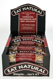 Bild på Eat Natural Dark Chocolate Cranberries & Macadamias 12 st
