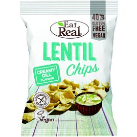 Bild på Eat Real Lentil Chips Creamy Dill 113g