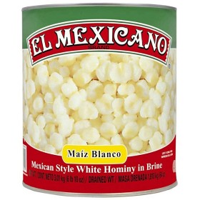 Bild på El Mexicano Pozole Maiz Blanco White Hominy in Brine 822g