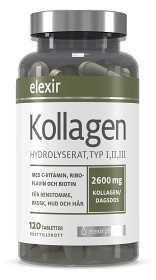 Bild på Elexir Kollagen hydrolyserat 120 tabletter