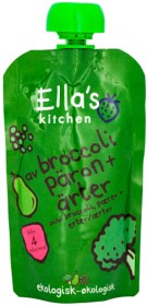 Bild på Ella's Puré Broccoli, Päron & Ärtor 120 g