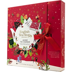 Bild på English Tea Shop Adventskalender Bok Santa Red 25 luckor EKO 50g