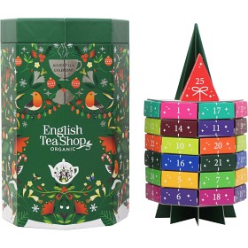Bild på English Tea Shop Adventskalender Christmas Tree 25 Askar 50g