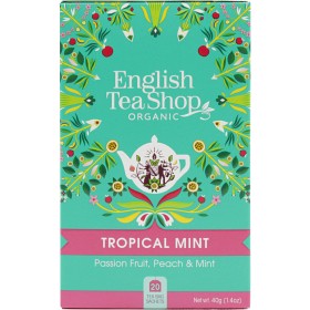 Bild på English Tea Shop Vitt Te Tropical Mint EKO 20-pack