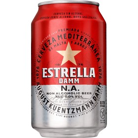 Bild på Estrella Damm 0,0% 33cl inkl pant