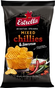 Bild på Estrella Mixed Chillies & Sourcream Chips 275g