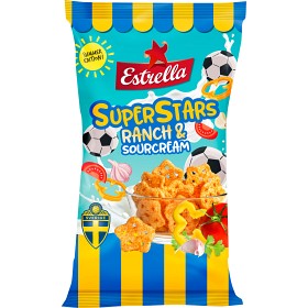 Bild på Estrella Superstars Ranch & Sourcream Limited Edition 85g