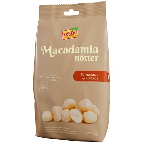 Bild på Exotic Snacks Macadamianötter Torrostade & Saltade 200g