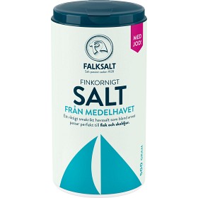 Bild på Falksalt Finkornigt Salt från Medelhavet med Jod 500g