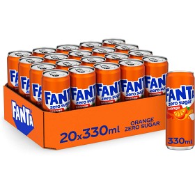 Bild på Fanta Zero Orange 20x33cl