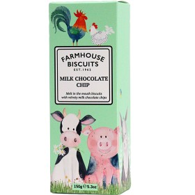 Bild på Farmhouse Biscuits Milk Chocolate Chip Kakor 150g