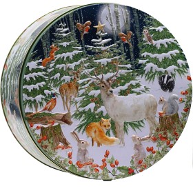 Bild på Farmhouse Biscuits Woodland 3 Sorters Havrekakor Rund Plåt 500g