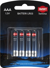 Bild på Favorit Batteri AAA 4 p