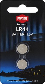 Bild på Favorit Batteri Lithium LR44 2st