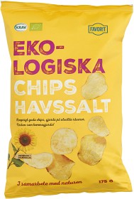 Köp FAVORIT EKOLOGISKA CHIPS GRÄDDFIL & LÖK 175G på delitea.se