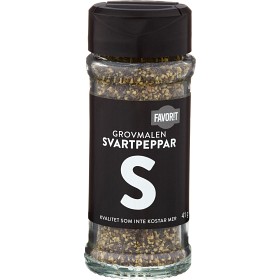 Bild på Favorit Grovmalen Svartpeppar 41g