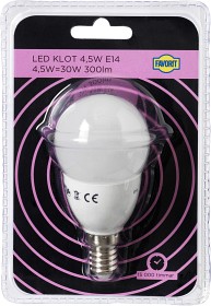 Bild på Favorit LED Klot 4,5W E14 1 p