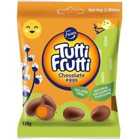 Bild på Fazer Chokladägg Tutti Frutti 130g