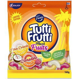 Bild på Fazer Tutti Frutti Mixed Fruits 160g