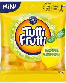 Bild på Fazer Tutti Frutti Sour Lemon 80 g