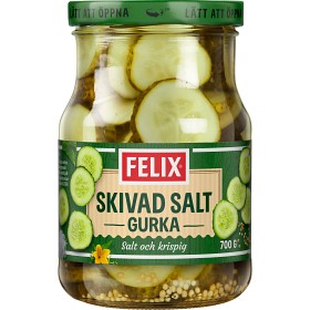 Bild på Felix Saltgurka Skivad 700g