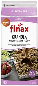 Bild på Finax Glutenfri Granola Jordgubb & Fläder 450 g