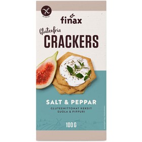 Bild på Finax Glutenfria Crackers Salt & Pepper 100g