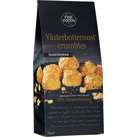 Bild på Fine Foods Västerbottenost Crumbles Svartpeppar 75g