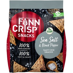 Bild på Finn Crisp Rye Snacks Sea Salt & Black Pepper 150g