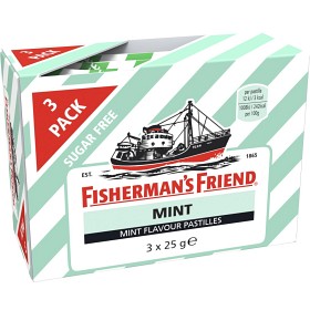 Bild på Fisherman's Friend Sockerfri Mint 25 g 3-pack