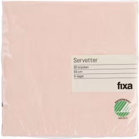 Bild på Fixa Servett 33cm Mellow Rose 20-pack